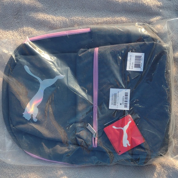 ๐PUMA EVERCAT Rhythm Backpack in Pink/Gray/Silver - Picture 7 of 12